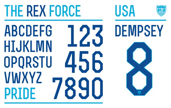 耐克 為世界杯設(shè)計字體