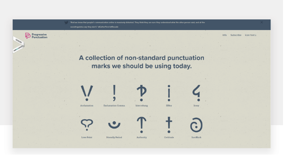 Progressive Punctuation Progressive Punctuation